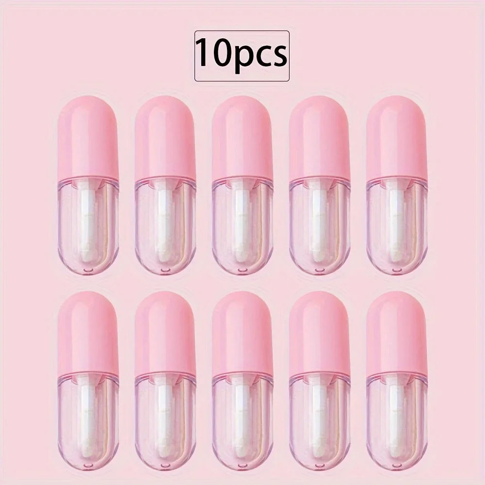 Refillable Mini Lip Gloss Tubes DIY Lipstick Containers 5/10 Pack Lip Gloss Container QXL