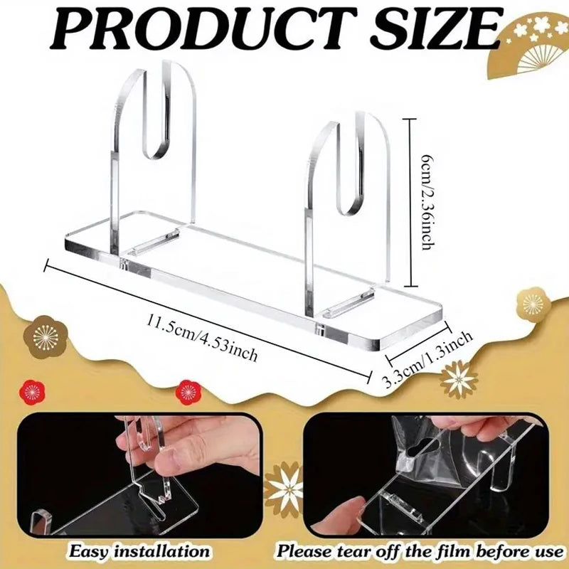 Acrylic Fan Display Stand | Foldable Holder for Hand Fans Fan Display Stand QXL