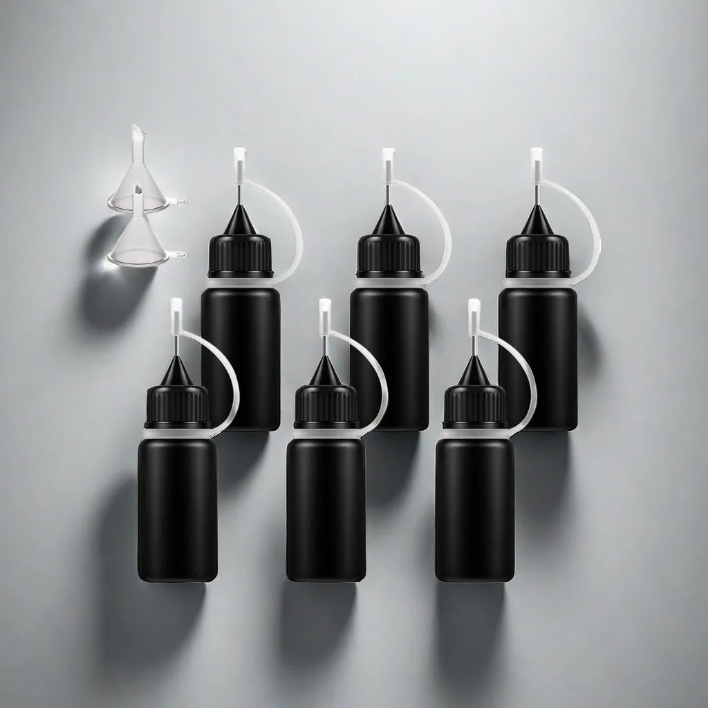 5-Pack Needle Tip Glue Bottles 10–120mL | DIY Craft Tools Craft Glue Bottle Set QXL