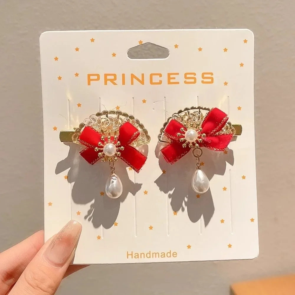 Chinese Tassel Hair Clips | Retro Hanfu Hairpin Pair Tassel Hair Clip QXL 4