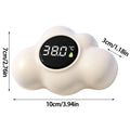 Cloud Floating Baby Bath Thermometer | LED Temperature Gauge Baby Bath Thermometer QXL cream colored