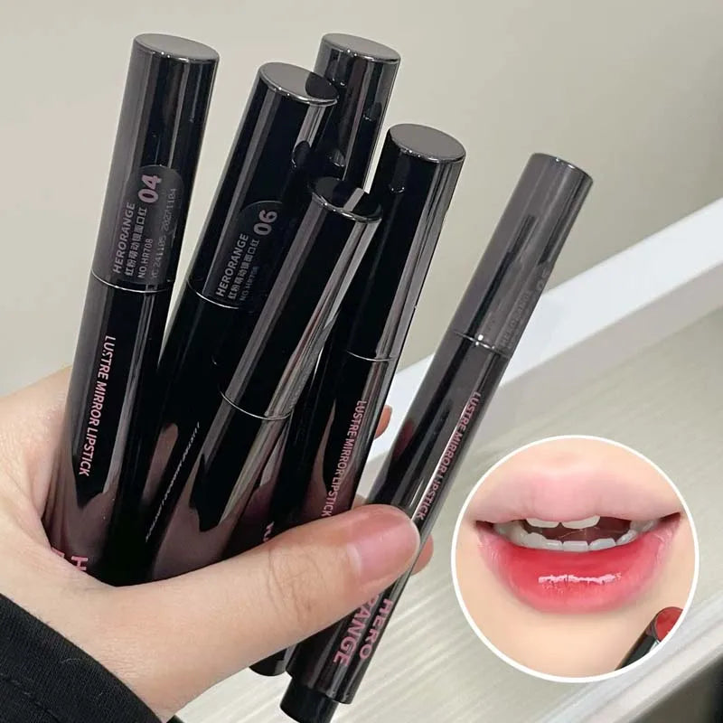 Mirror Lipstick – Rich Color, Moisturizing & Long-Lasting Gloss Moisturizing Lipstick QXL