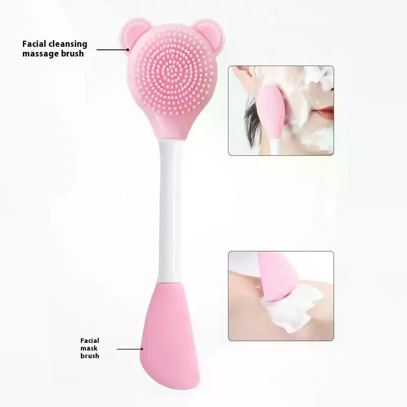 4-Piece DIY Face Mask Mixing Bowl Set | Silicone Brush & Spatula Face Mask Tool Set QXL