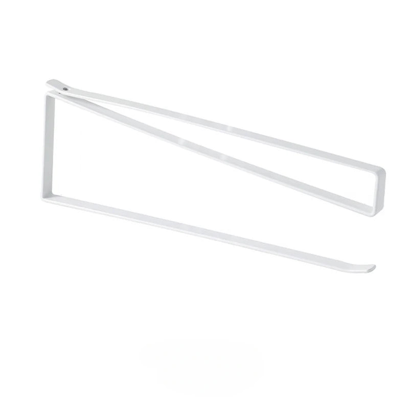 Under-Cabinet Paper Towel Holder | No-Drill Wall Mount & Foil Paper Towel Holder QXL WHITE 1pc