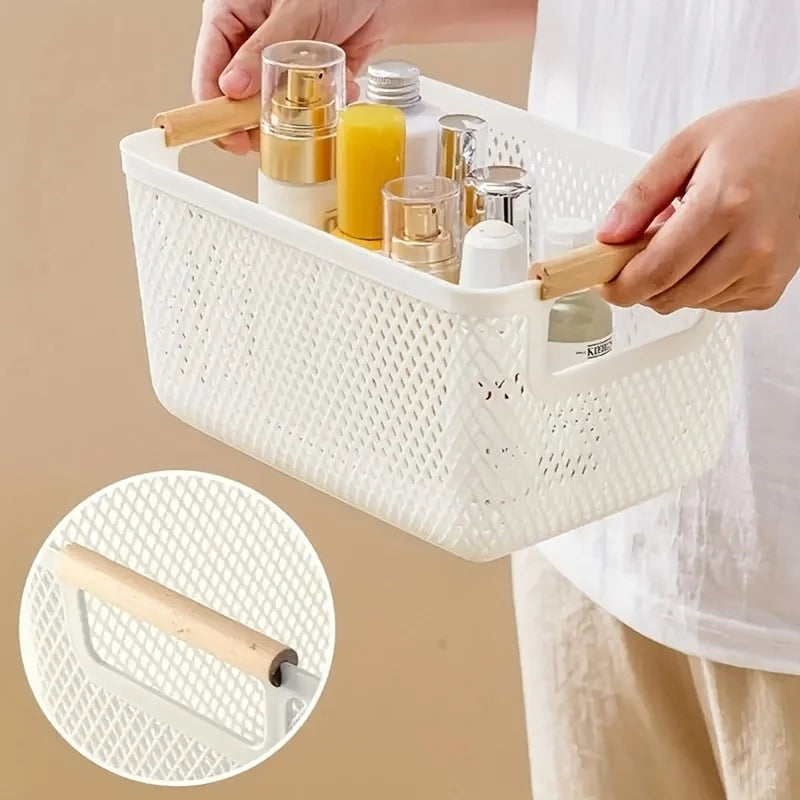 Hollow Plastic Storage Basket | Kitchen, Bathroom & Bedside Storage Basket QXL