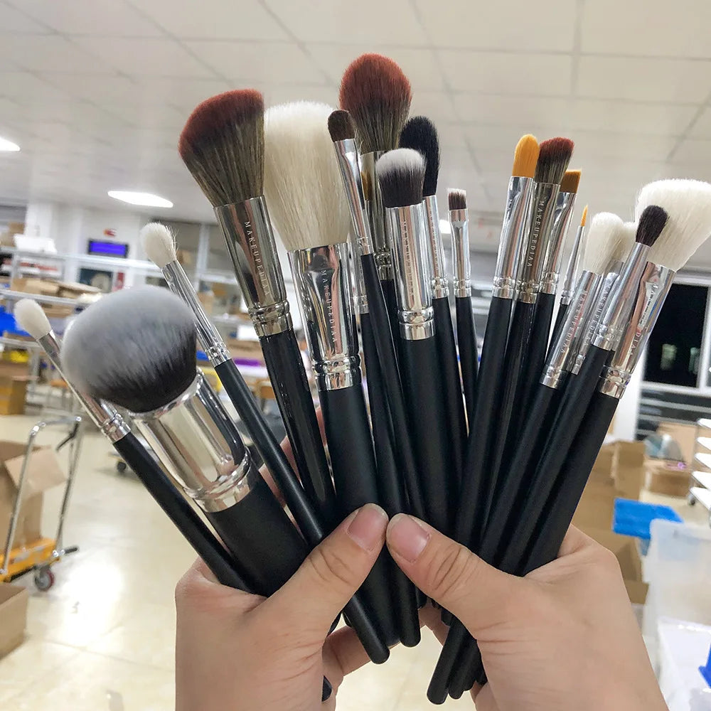 34-Piece Soft Nylon Makeup Brush Set | Full Professional Kit Makeup Brush Set QXL