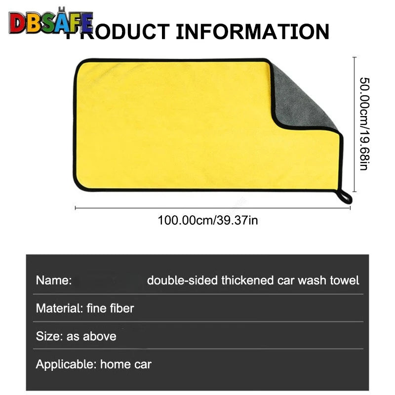 Microfiber Car Wash Detailing Towel | Lint-Free Drying Cloth Car Detailing Towel QXL