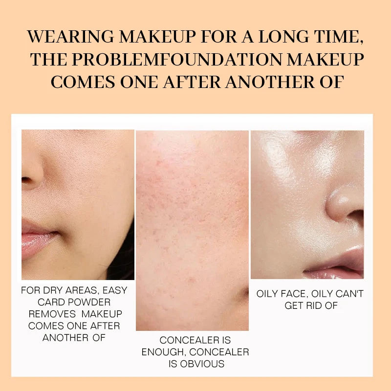 Korean Liquid Foundation Full Coverage Matte Concealer 40ml Liquid Foundation QXL