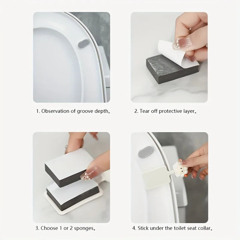 Cartoon Toilet Lid Lifter Handles | Anti-Dirty Seat Set Toilet Lid Lifter QXL