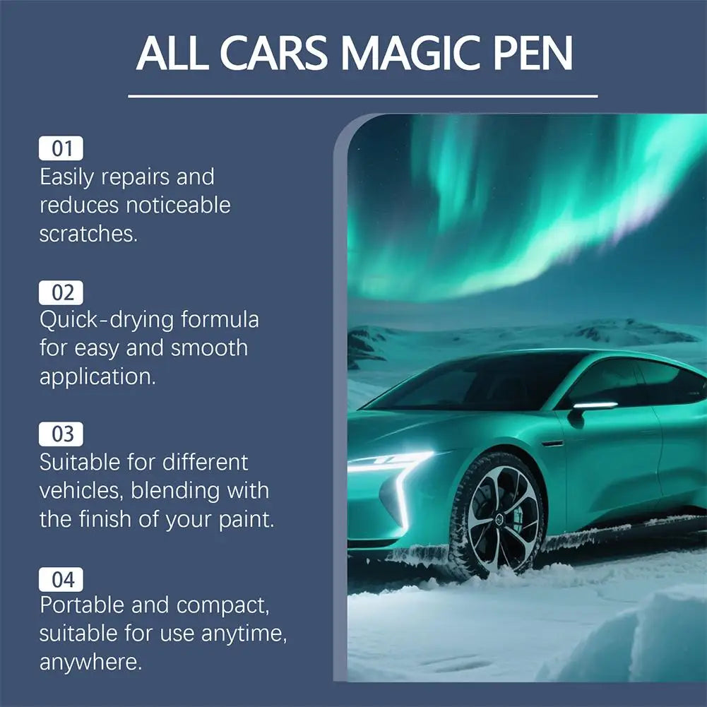 Car Scratch Remover Touch-Up Pen | Waterproof Paint Repair Car Touch-Up Pen QXL