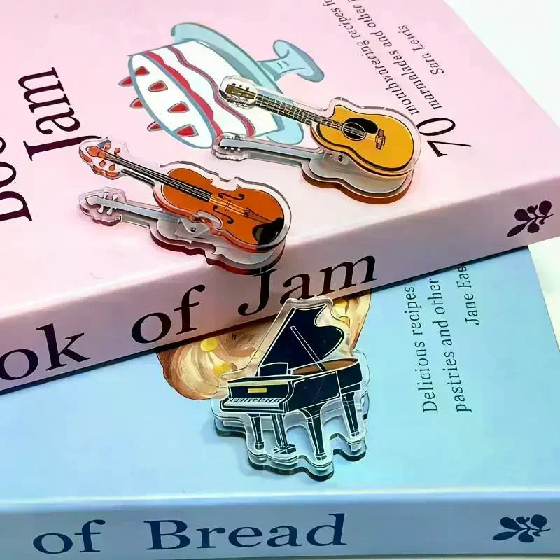 5-Pack Music Page Holder Clips | Piano & Guitar Book Marker Page Holder Clips QXL