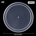 10-Pack Universal PE Seal Lids | Reusable Leak-Proof Can Covers Can Seal Lids QXL A6