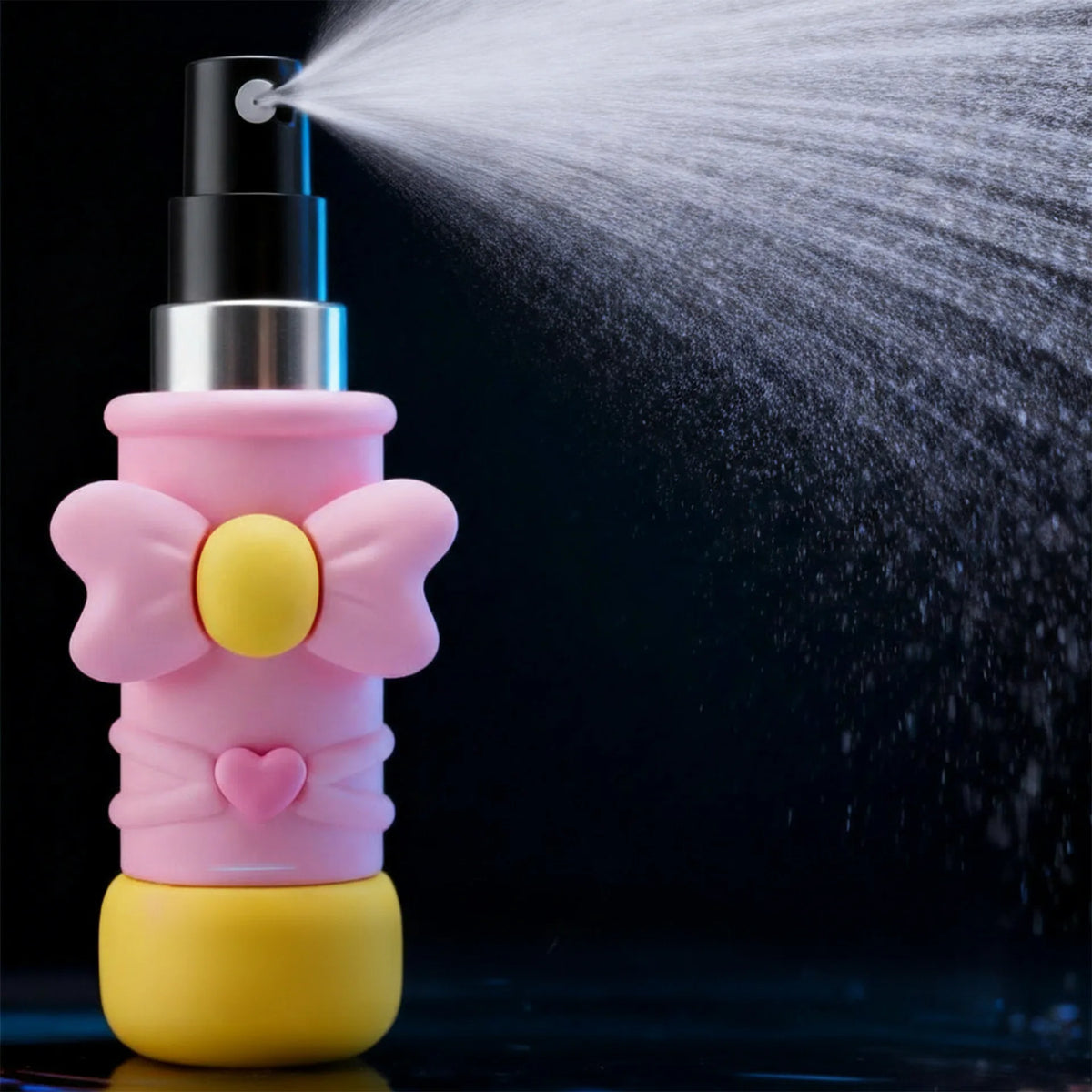 5ml Heart-Shaped Magic Wand Mini Refillable Spray Bottle Refillable Spray Bottle QXL