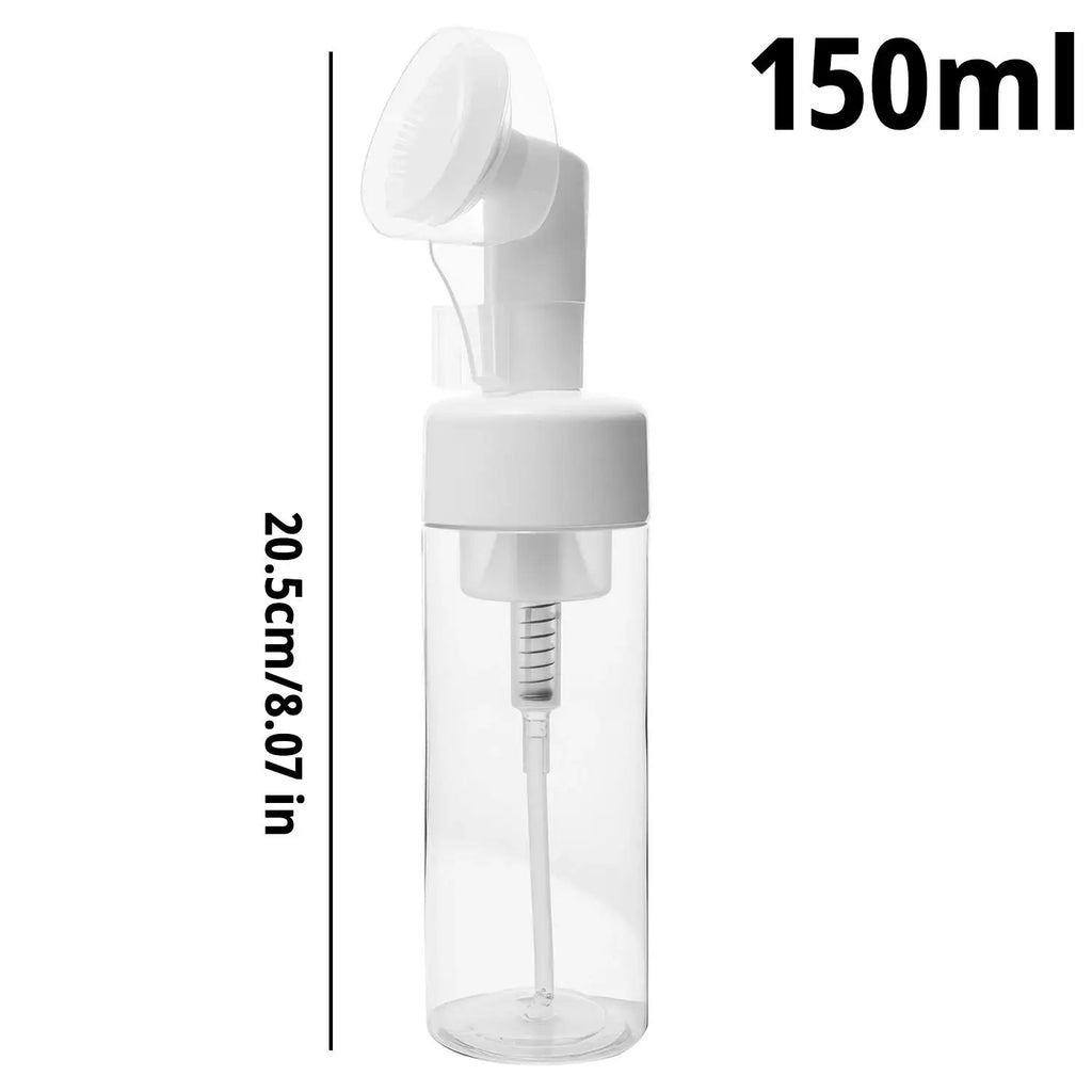 Refillable Foaming Soap Dispenser Bottle with Brush 30/50/150ml Foaming Dispenser Bottle QXL 150ML-with brush