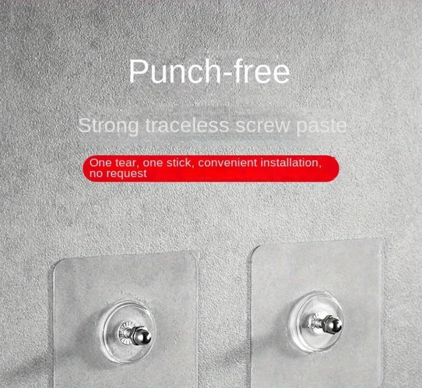 10-Pack No-Hole Adhesive Wall Hooks | Damage-Free Hangers Adhesive Wall Hooks QXL