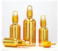 Gold Glass Dropper Bottles 5ml–100ml | Essential Oil & Travel Glass Dropper Bottle QXL 5ml gold