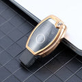 TPU Key Cover Case for Mercedes Benz A C E S G Class Fob Car Key Cover QXL Gold