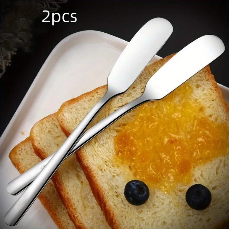 Stainless Steel Butter Knife & Cheese Spreader Set of 2 Butter Knife Spreader QXL 2pc