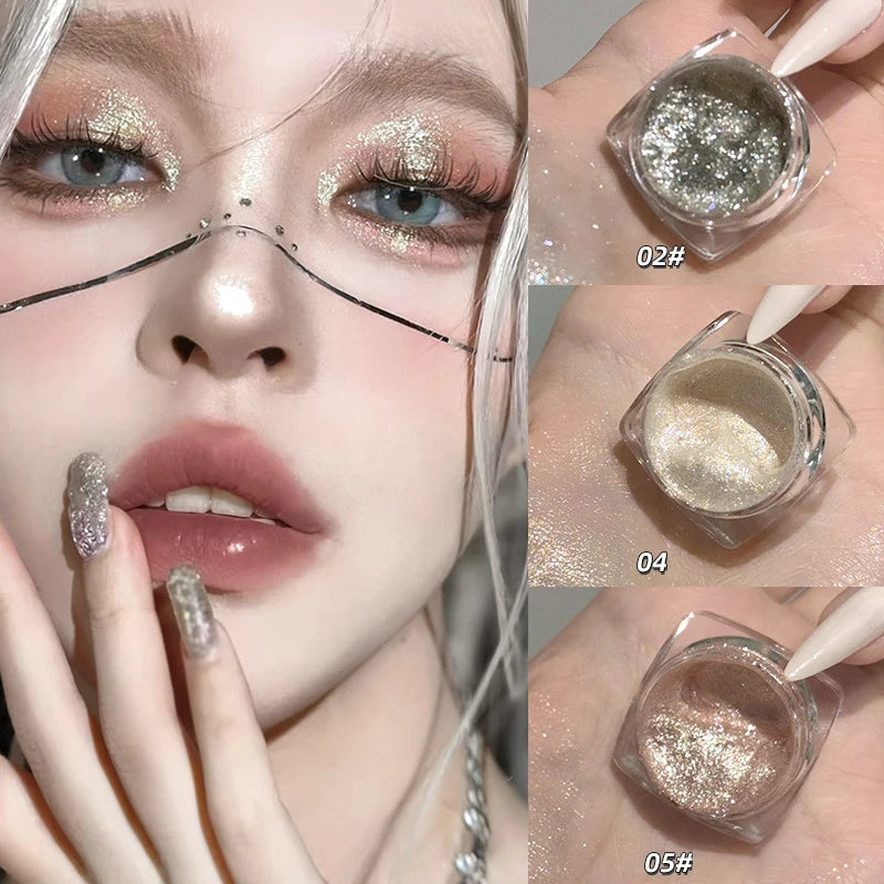 Single Eyeshadow – Glitter, Matte & Pearlescent Finishes Single Eyeshadow QXL