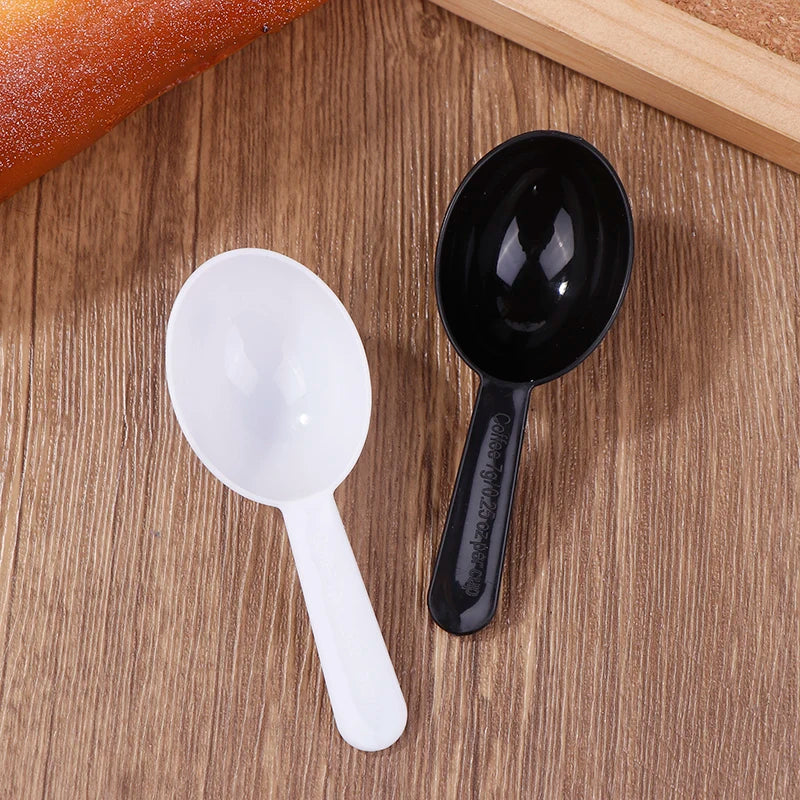 10-Pack Plastic Measuring Scoops 7g 15ml | Coffee & Powder Measuring Scoop Set QXL