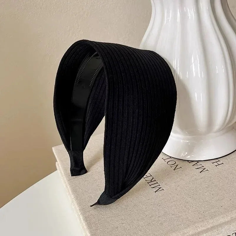 Wide-Tooth Retro Headband | Minimalist Women's Hairband Women's Headband QXL