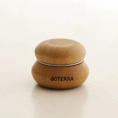 Natural Wood Refillable Cosmetic Jar | 5g Mini Cream Container Cosmetic Storage Jar QXL B doTERRA