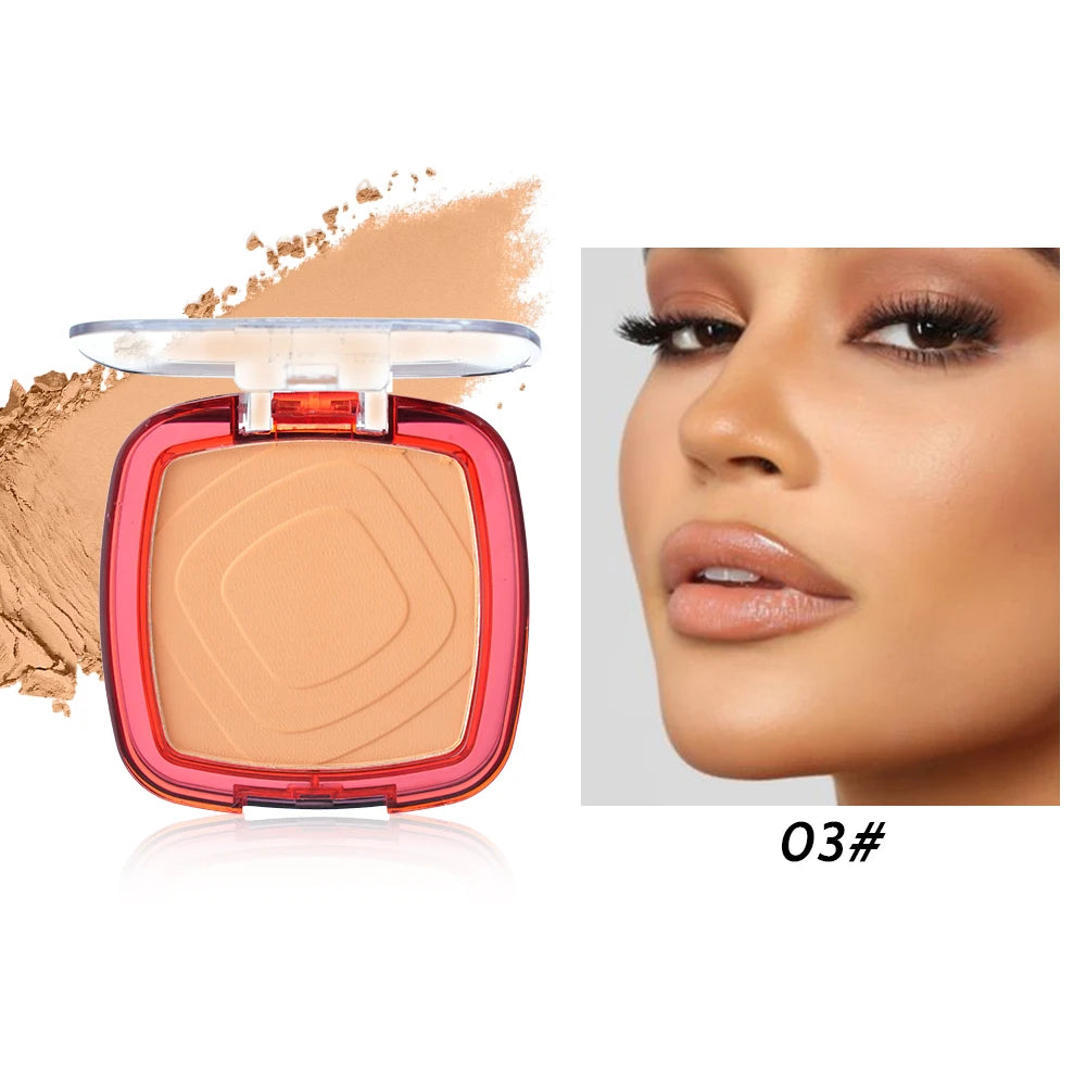 Matte Pressed Powder Foundation | 24H Oil Control Full Coverage Pressed Powder Foundation QXL 03