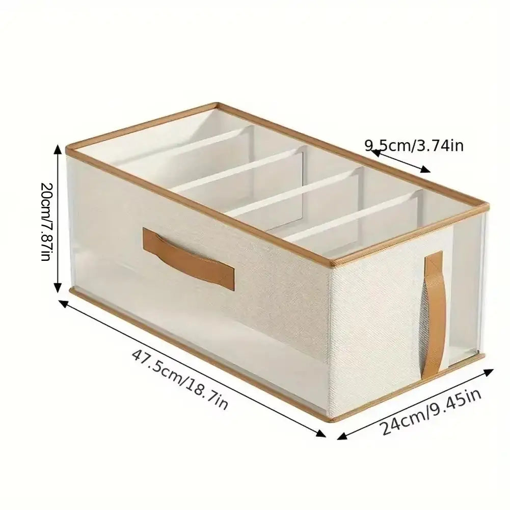 5-Grid Dustproof Handbag & Purse Storage Organizer Box Closet Bag Organizer QXL