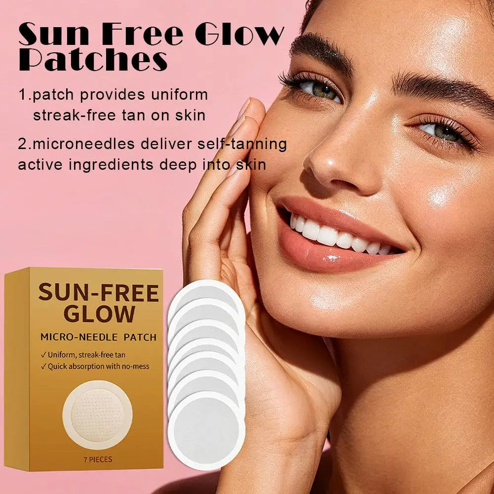 Sun Free Glow Microdart Tanning Patches | 7-Pack Self Tanning Patches QXL