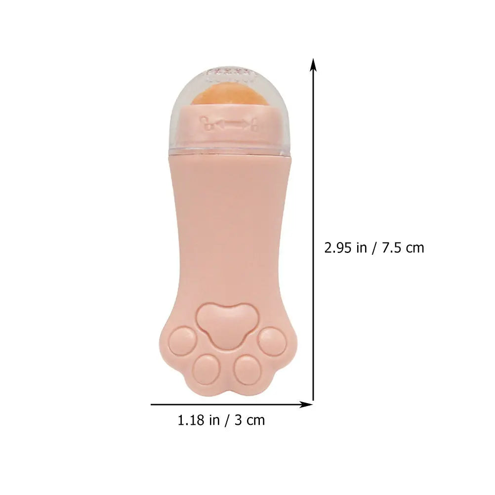 Volcanic Stone Oil Absorbing Face Roller | Cat Design Face Oil Roller QXL Pink