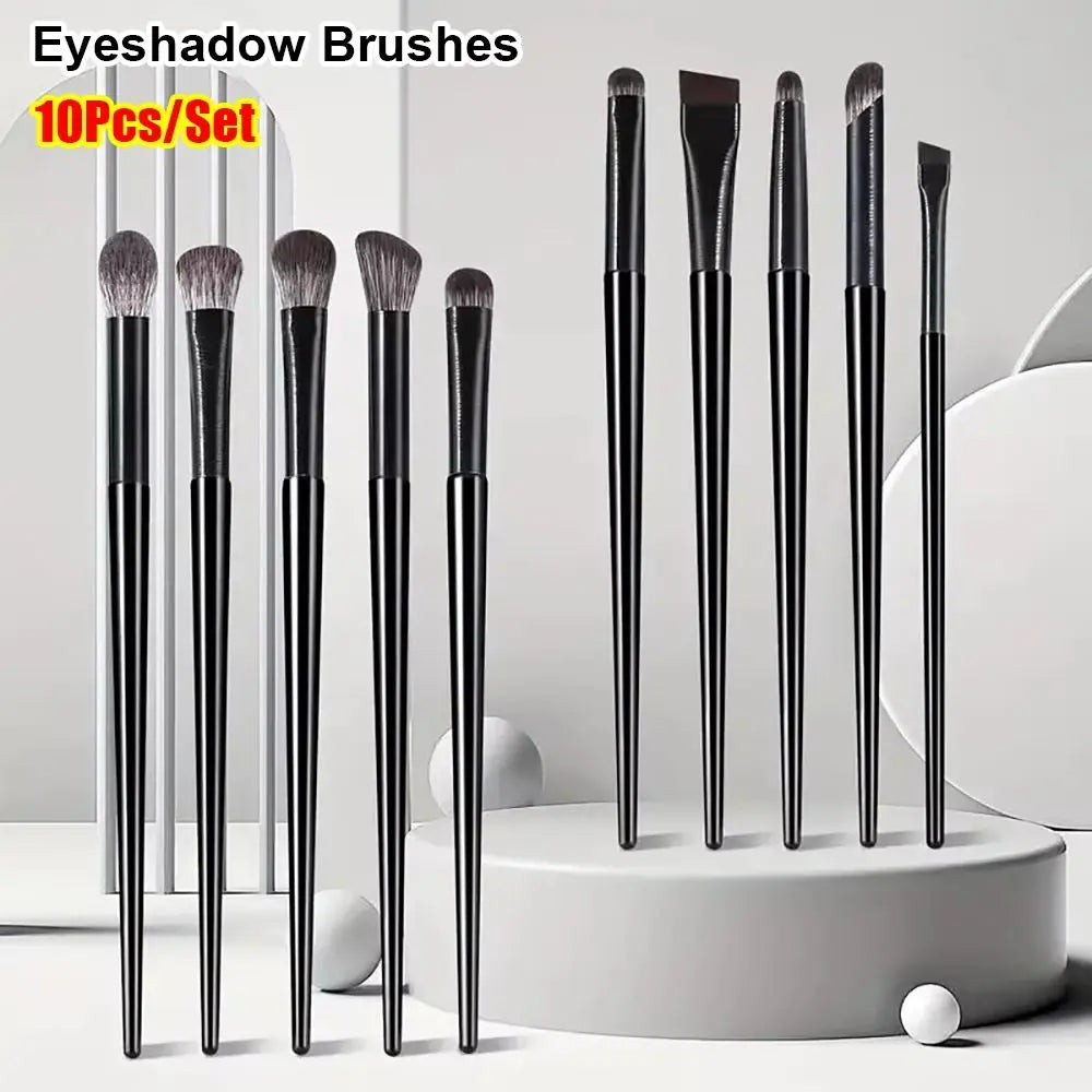 10-Pc Eye Makeup Brush Set – Eyeshadow & Eyeliner Brushes Eye Makeup Brush Set QXL