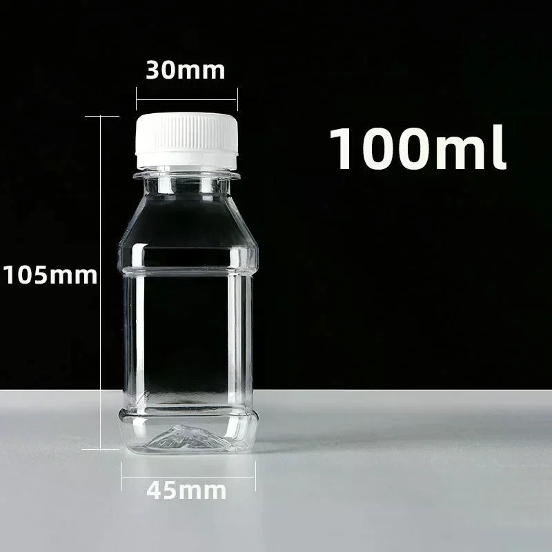 100ml Refillable Mini Drink Bottles | 10 or 20 Pack | PET Refillable Drink Bottles QXL