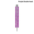 5 Petal Flower Nail Dotting Pen | Stainless Steel Tip Nail Dotting Pen QXL Double head Purple