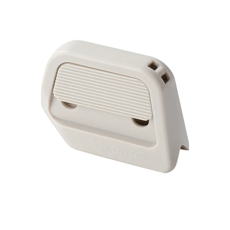 Magnetic Box Cutter | Retractable Ceramic Blade Utility Knife Utility Knife QXL Beige