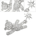 5-Pack Bear Nail Art Studs | Kawaii Zircon Bowknot Charms Nail Art Charms QXL Default Title