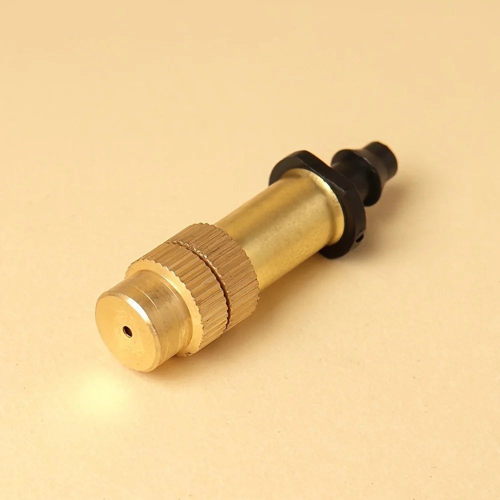 20-Pack Adjustable Brass Atomizing Mist Nozzles for Gardens Irrigation Mist Nozzle QXL
