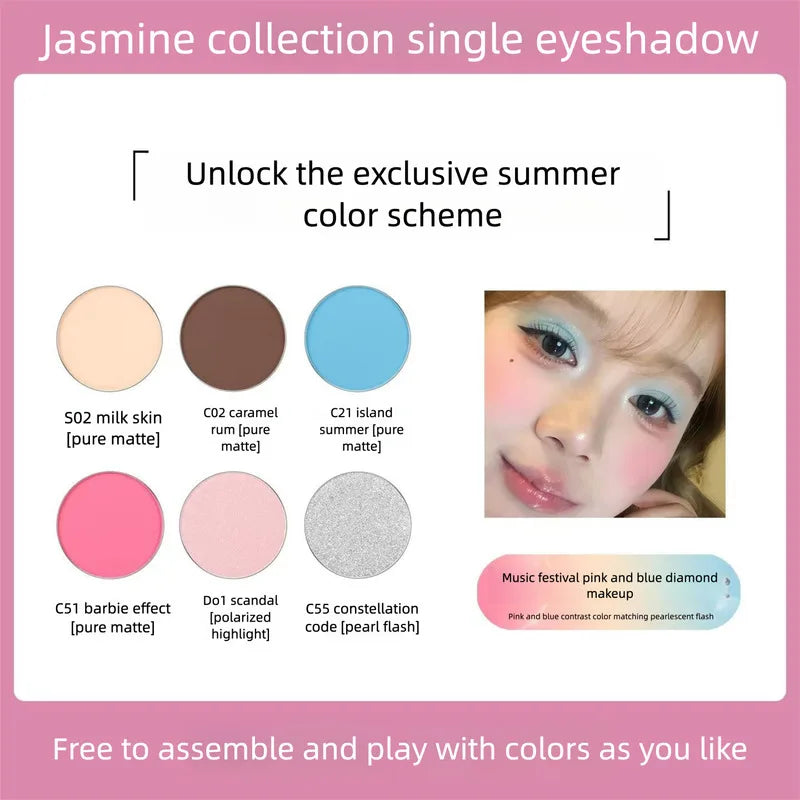 Magnetic Single Eyeshadow | Shimmer Polarized Highlighter Shimmer Eyeshadow QXL