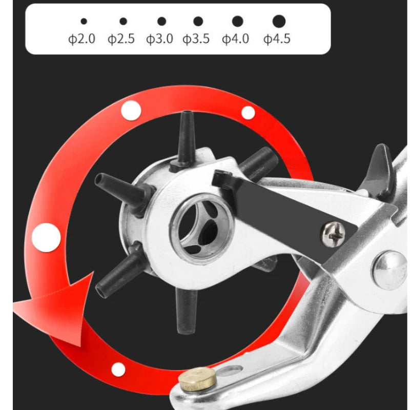 Carbon Steel Belt Hole Punch | Multifunctional Craft Tool Belt Hole Punch QXL