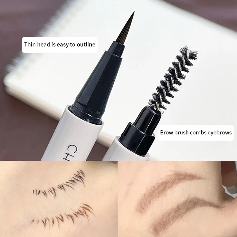 CHIUEAST Liquid Eyebrow Pen | Waterproof Ultra-Fine Brow Pencil Liquid Eyebrow Pen QXL