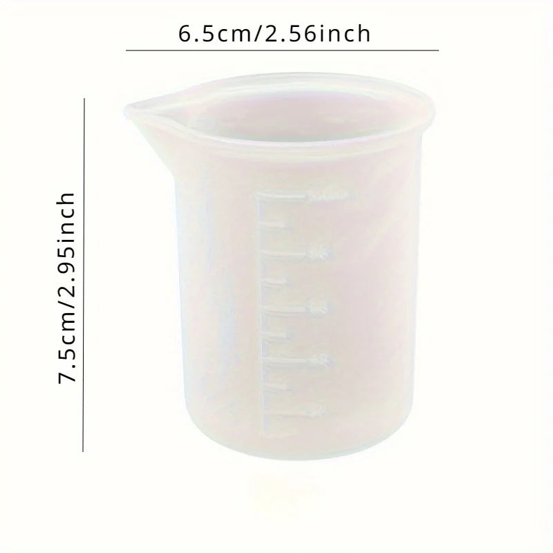 5-Piece Silicone Liquid Measuring Cups | Baking & Cooking Set Measuring Cup Set QXL