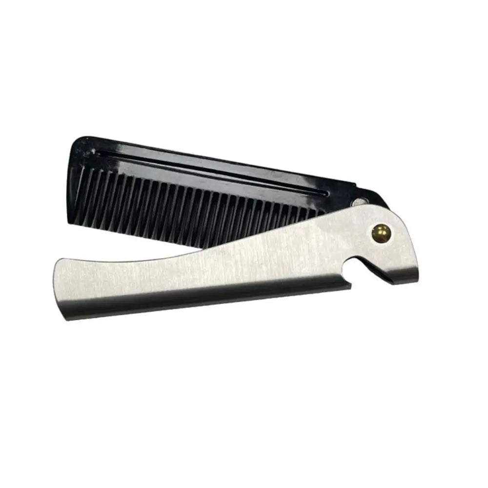 Folding Pocket Steel Comb | Portable Hair & Beard Comb for Men Folding Pocket Comb QXL -2