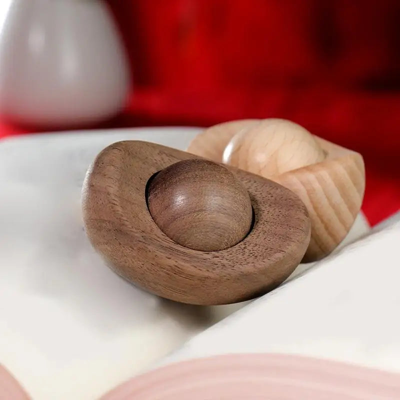Wooden Ingot Scented Diffuser | Lucky Car & Desk Ornament Wood Essential Oil Diffuser QXL