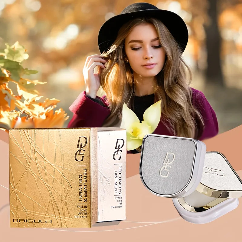 Mirror Solid Perfume Compact | Long-Lasting Floral Fragrance Solid Perfume Compact QXL