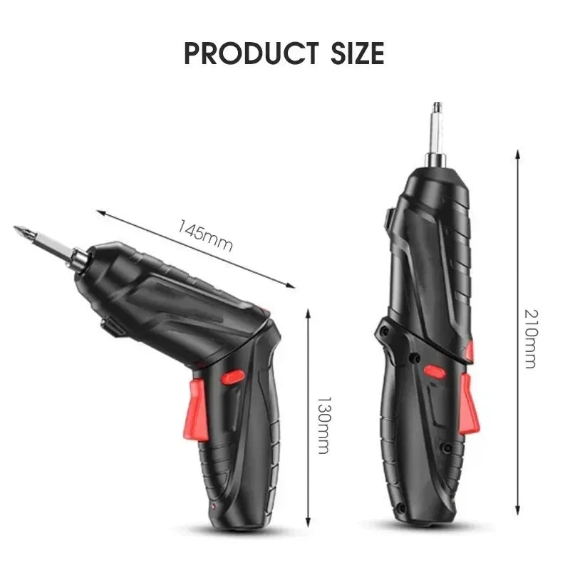 3.6V Cordless Screwdriver & Mini Drill | LED, Lithium Battery Cordless Screwdriver QXL