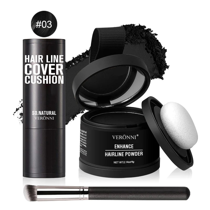 VERONNI Hairline Root Concealer Shadow Powder | Waterproof Root Concealer Powder QXL 03