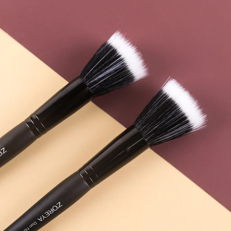 Fluffy Blush Blending Brush | Black Wooden Handle Makeup Blush Makeup Brush QXL