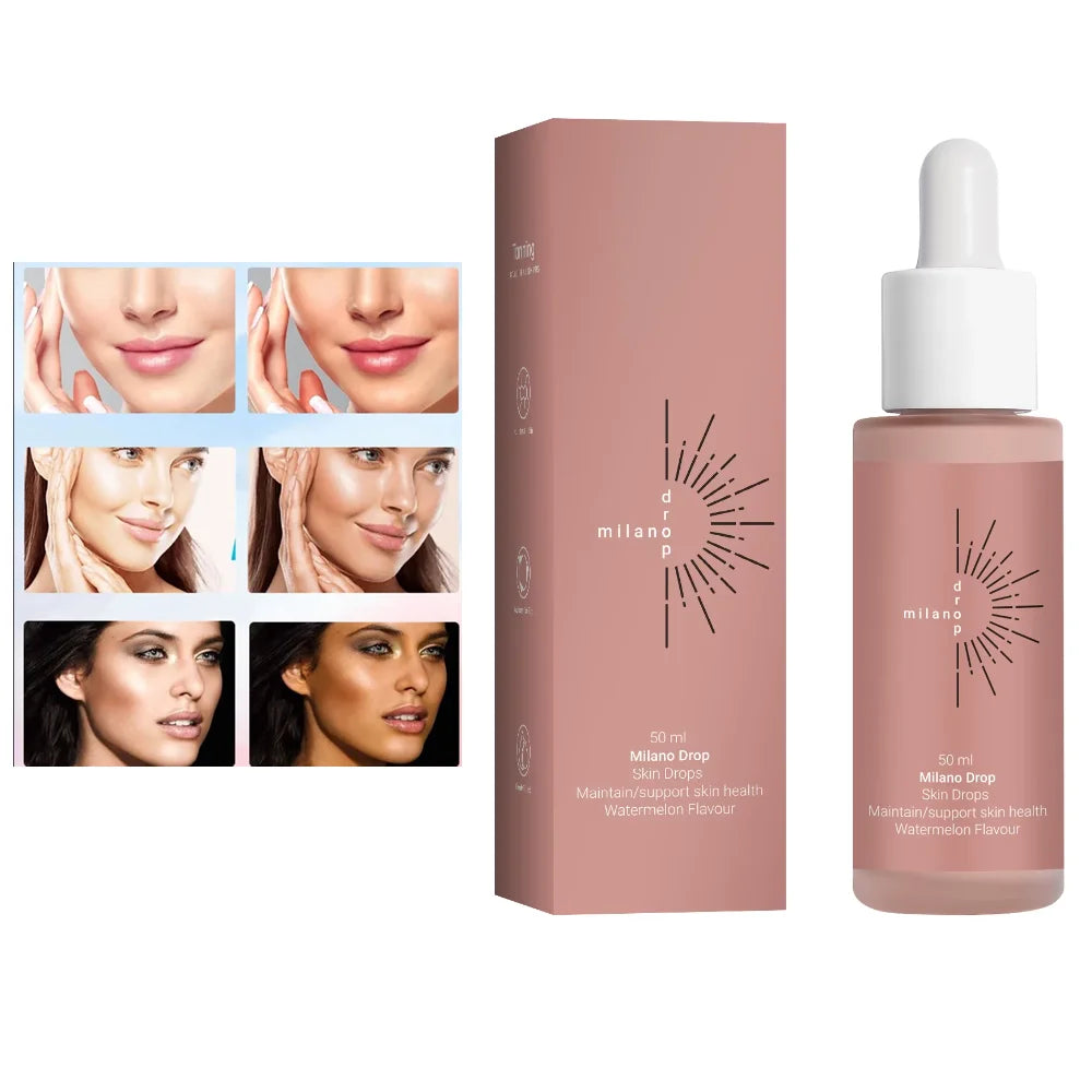 Sunless Self-Tanning Drops 50ml | Natural Bronze Glow Self-Tanning Drops QXL