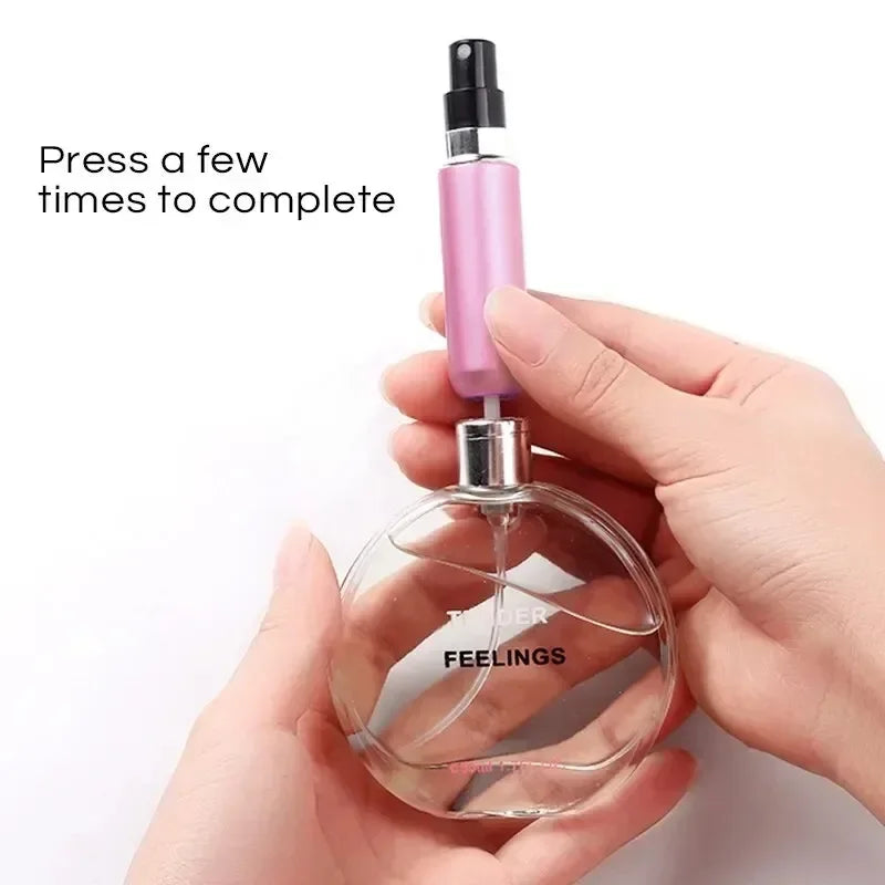5ml Refillable Perfume Spray Bottles | Bottom-Fill | 3/5/10 Pack Perfume Atomizer QXL