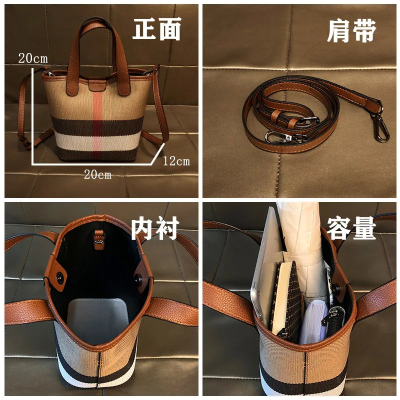 Large Leather Tote Diaper Bag | Luxury Crossbody for Mums Diaper Tote Bag QXL
