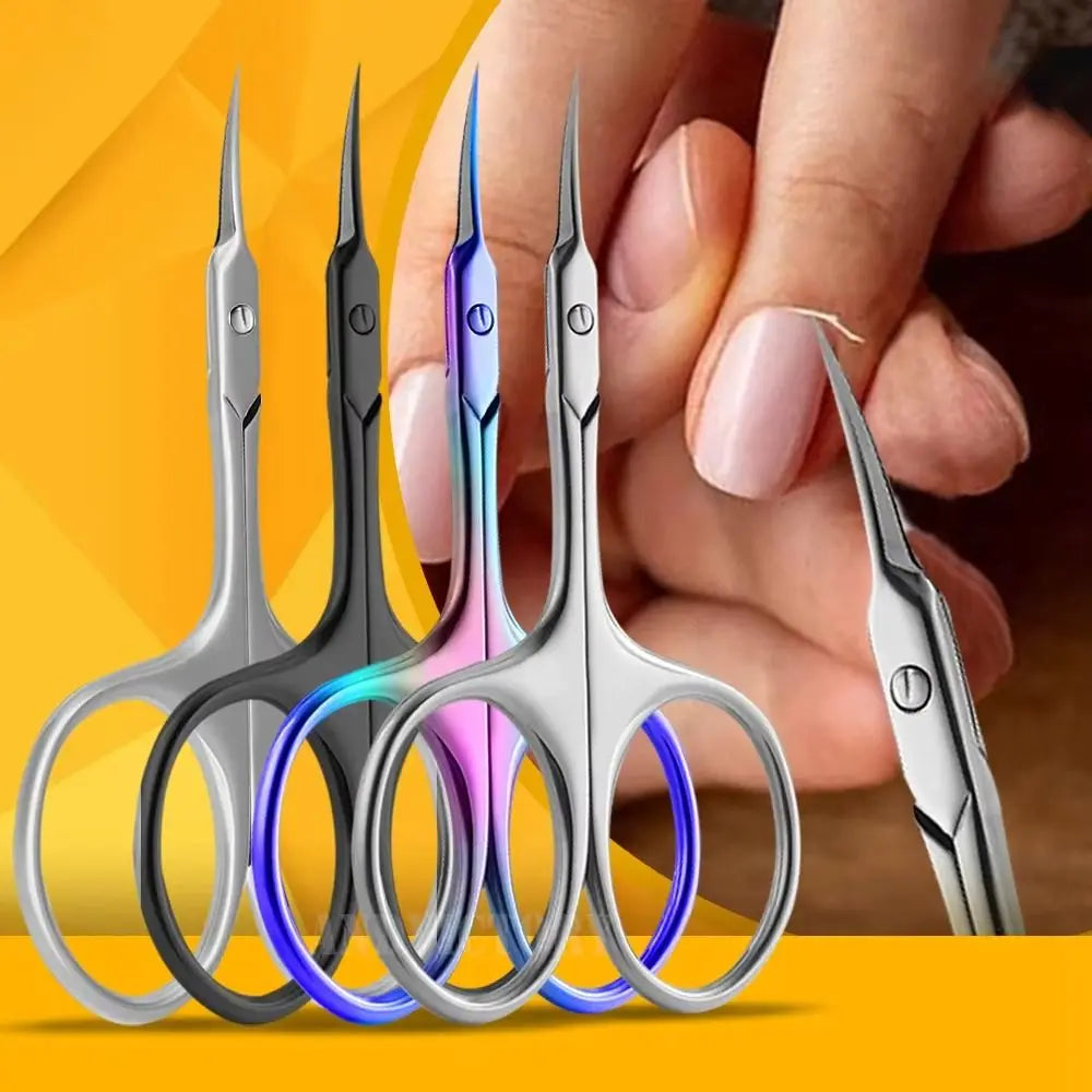 Stainless Steel Cuticle Nipper | Curved Cuticle Clipper Tool Cuticle Nipper QXL
